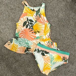 Matilda Jane swimsuit Tropical Flowers size S NWT